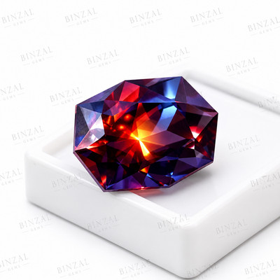10Ct Natural AA+ CERTIFIED Alexandrite Color Change Fancy Cut Loose Gemstone