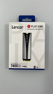 Lexar PLAY 2TB NVMe SSD PCIe Gen4x4 M.2 2280 Internal Solid State Drive 7400MB/s
