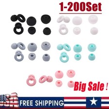 Reusable Silicone Ear Plugs Noise Cancelling Earplugs Protector Study Sleep Swim