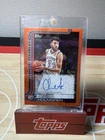 2025-26 Topps Chet Holmgren True Orange On Card Autograph /25 SSP Color match