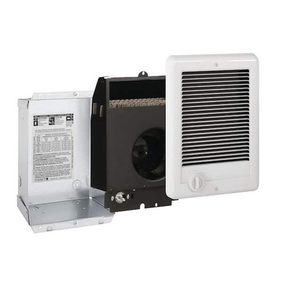 #ad Cadet 1500 W Com Pak In Wall Fan forced Electric Heater in White w Thermostat $109.88
