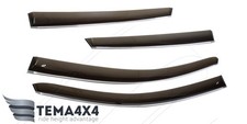 Tape-on Windows Visors Deflector Sun Rain Guardr For Toyota Venza 2008-2017