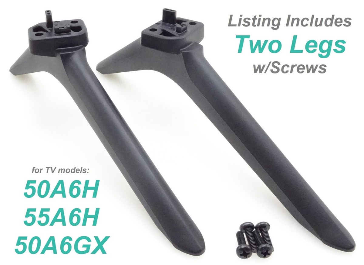 New Hisense 50A6H, 55A6H, 50A6GX TV Stand Legs w/ Screws | eBay