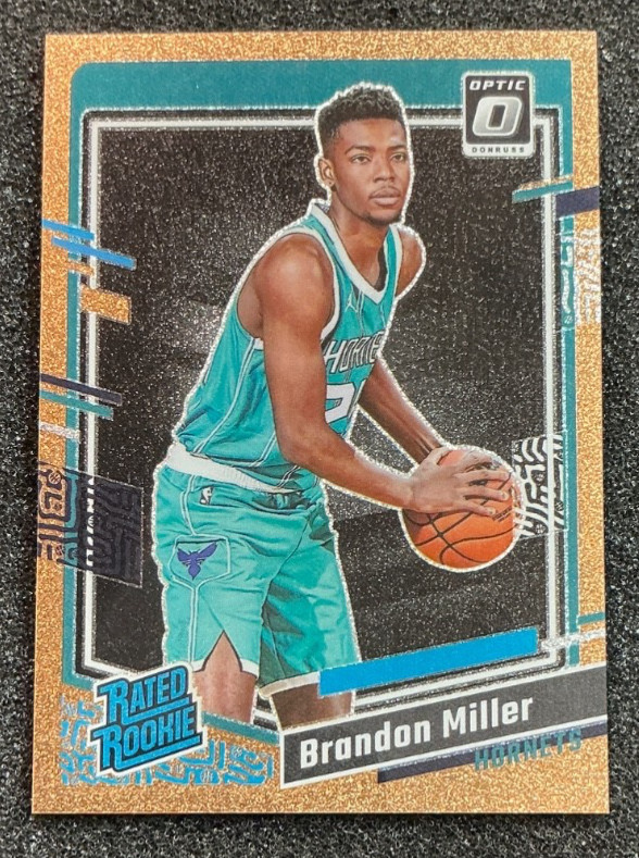 2023-24 Optic Brandon Miller Rated Rookie Copper Glitter Prizm /99 RC #219