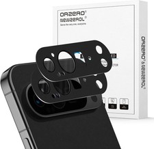 Orzero 2 Pack Camera Lens Protector Compatible for Google Pixel 9 Pro Black