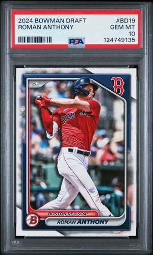 2024 Bowman Draft ROMAN ANTHONY Prospect #BD19 Rookie🔥PSA 10🔥LOW POP🔥