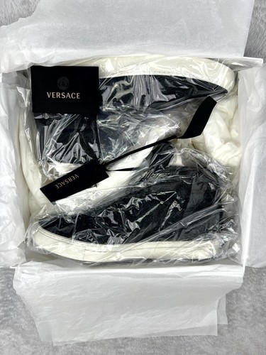 Versace Palazzo Black Glitter Medusa DSL938D Herren 7 EU 40 Sneaker Schuhe - Bild 2 von 24