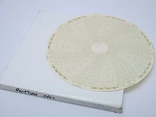 100 GRAPHIC CONTROLS GC-50133 GC 50133, 10-3/4" Circular Chart Recorder Paper 7D