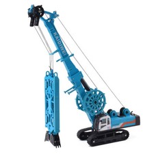 1:64 Trenching Machine Construction Vehicle Model Diecast Toys for Boys Blue