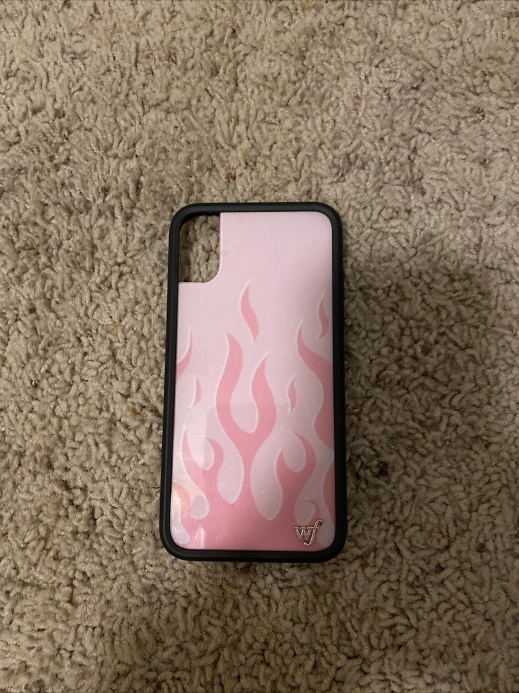 Pink floral clear iPhone X case by Casetify and Wildflower