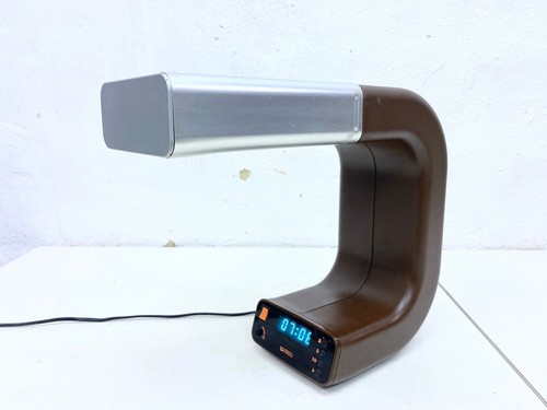 Tischlampe mit Uhr Knox Design für Pfäffle 70er Jahre Design - Bild 8 von 11