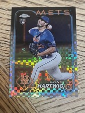 2024 Topps Chrome Grant Hartwig RC #45 X-fractor 🔥FAST FREE SHIPPING🔥