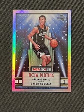 Caleb Houstan 2022-23 Panini NBA Hoops Now Playing Silver HOLO SP Foil RC #29 🏀