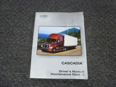 2017 Freightliner Cascadia 125 Evolution Truck Owner Operator Maintenance Manual