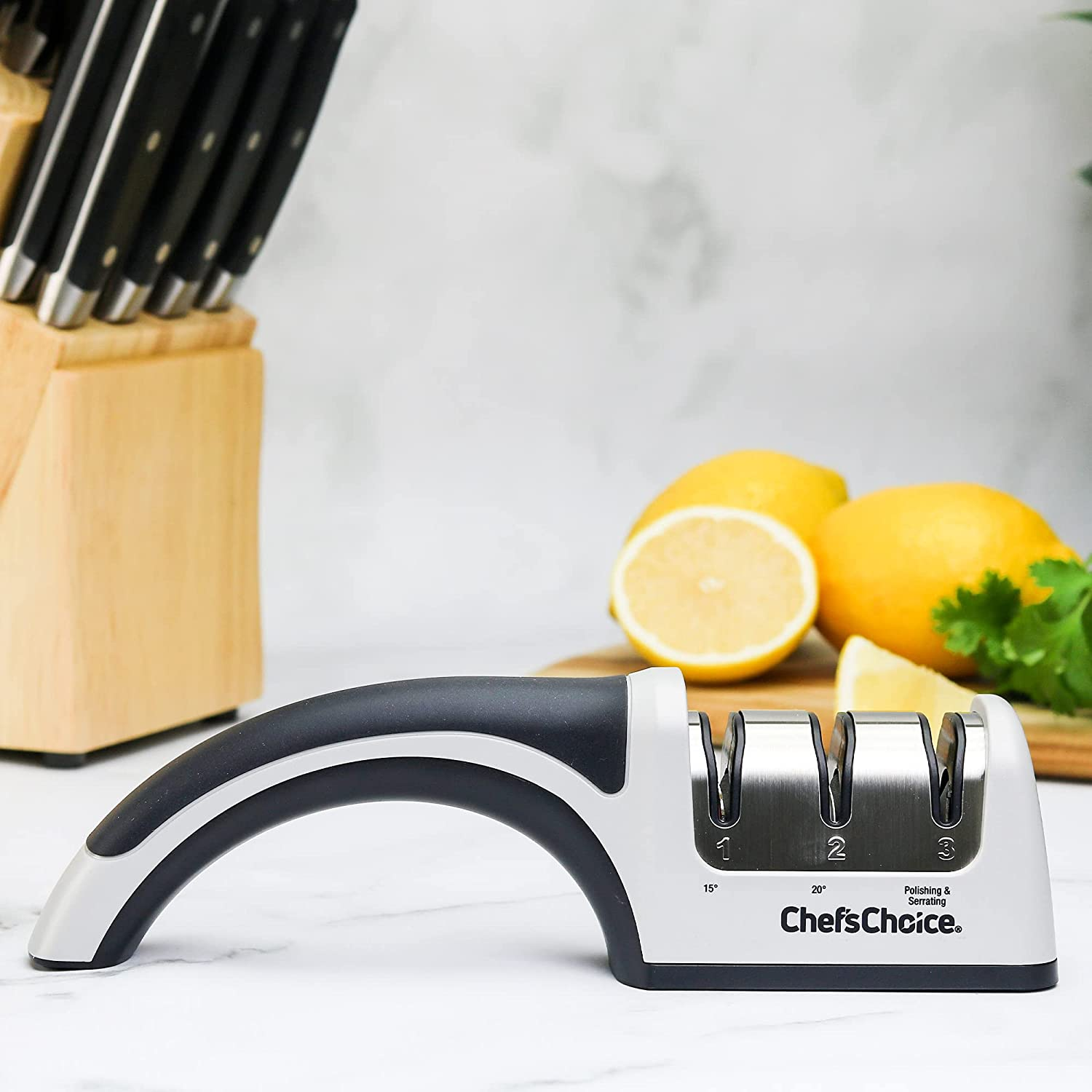 Chef'Schoice 4643 Manual Knife Sharpeners 15 and 20Degree for Serrated and Stra 885792503416 eBay