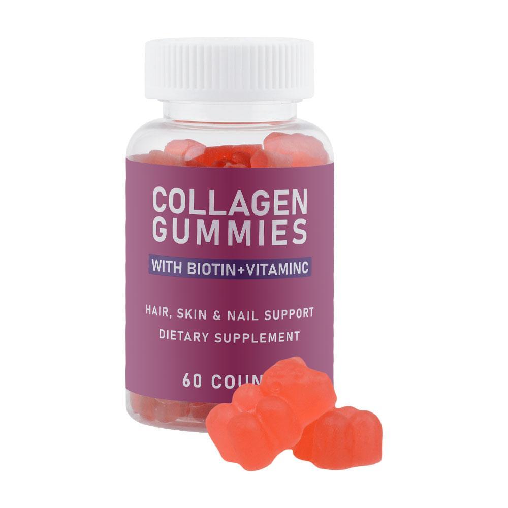 Collagen Gummies for Healthy Hair Skin Nails with Vitamin C Biotin 60 Gummies