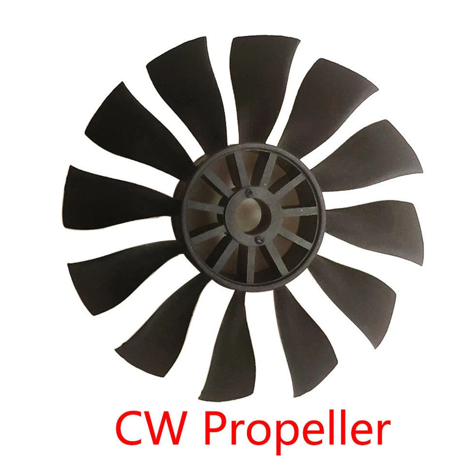 50mm Ducted Fan Unit 12-Blade CW Prop fo RC Duct Fan EDF Jet AirPlane Quadcopter - Image 3 of 4