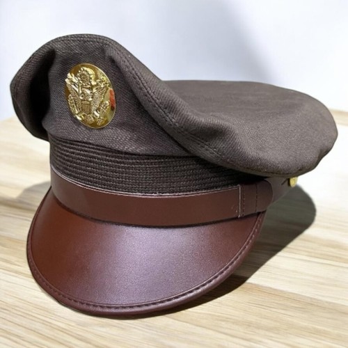 WW2 US American USAAF Army Military General Officers Crusher Visor Hat Cap A/S/A - Bild 4 von 7