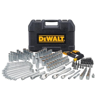 DEWALT SAE/Metric Mechanics Tool Set 1/4'' Drive w/ Case Multi-tool (205-Piece)