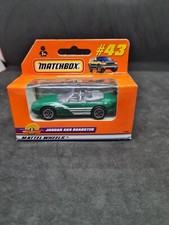 New And Sealed Vintage MATCHBOX 1997 Jaguar XK8 Roadster (convertible) green #43