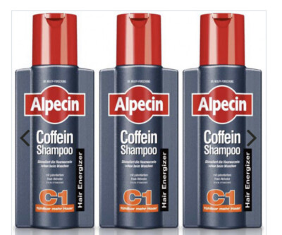 ALPECIN Coffein Shampoo C1 Hair Energizer      3 x 250 ml  100% OVP (750ml)