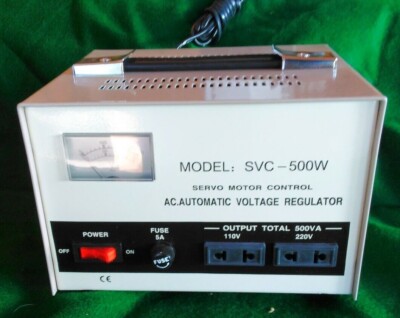 Model: SVC-500W Servo Motor Control AC. Automatic Regulator New !