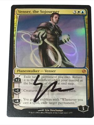 1x Foil Venser, the Sojourner (NM)(Signed) - Duel Decks: Venser Vs. Koth -  MTG | eBay