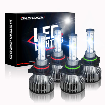 For 2008-2019 MACK CXU Truck CXU600 6000K Front LED Headlight Hi/Lo 4 Bulbs
