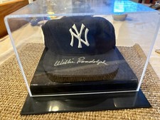 Willie Randolph Autographed New York Yankee Baseball Hat