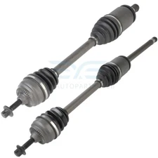 2x Front CV Axle Shafts Left & Right For 2012-16 BMW 528i  535i  550i xDrive AWD