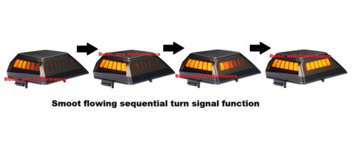 SMOKED SEQUENTIAL LED TURN SIGNAL LIGHTS for 2018-23 MERCEDES G-CLASS G550 G63 - Picture 4 of 6