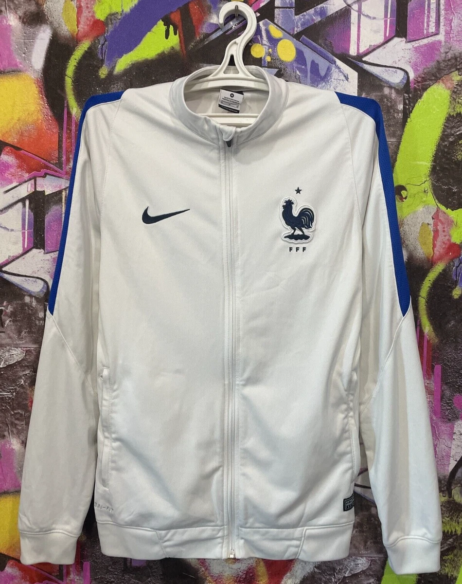 France National Football FFF 2016 2017 Soccer Longsleeve Nike Mens M |