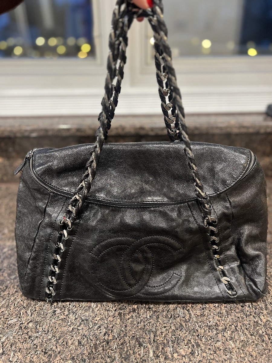 EUC Chanel Modern Chain Zip Flap Tote Caviar Large