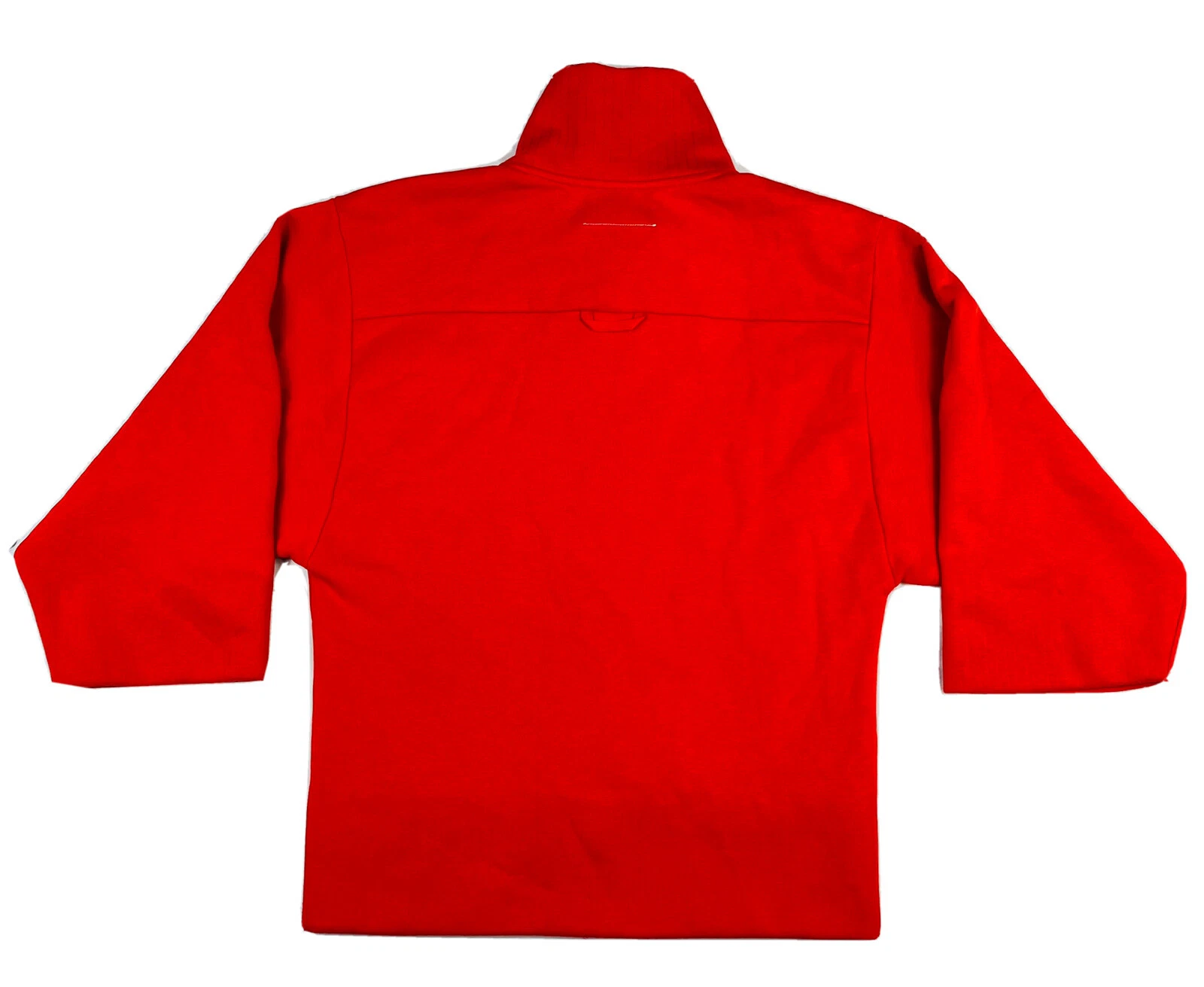 MAISON MARGIELA Felpa con cappuccio zip oversize rossa MM6 Maison Martin Margiela taglia M come nuova