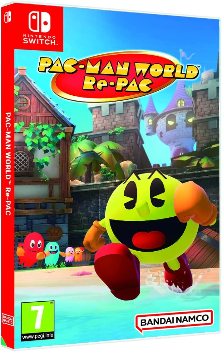 NINTENDO SWITCH GIOCO PAC MAN WORLD RE-PAC PAL EU ITALIANO SU SCHEDA NUOVO