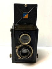 Vintage Antique Germany Voighander Brillant Compur Box Camera