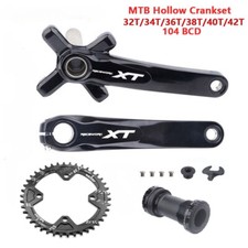 Guarnitura Mountain Bike 170/175mm pedivella bracci corona 34T 36T 38T con BB