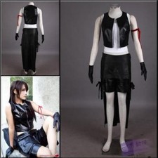 Final Fantasy VII FF7 TIFA Suit Full Set Cosplay Costume k12