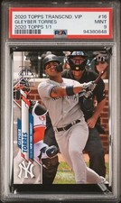 2020 TOPPS TRANSCENDENT VIP GLEYBER TORRES #16 2020 Topps 1/1 PSA 9 MINT 