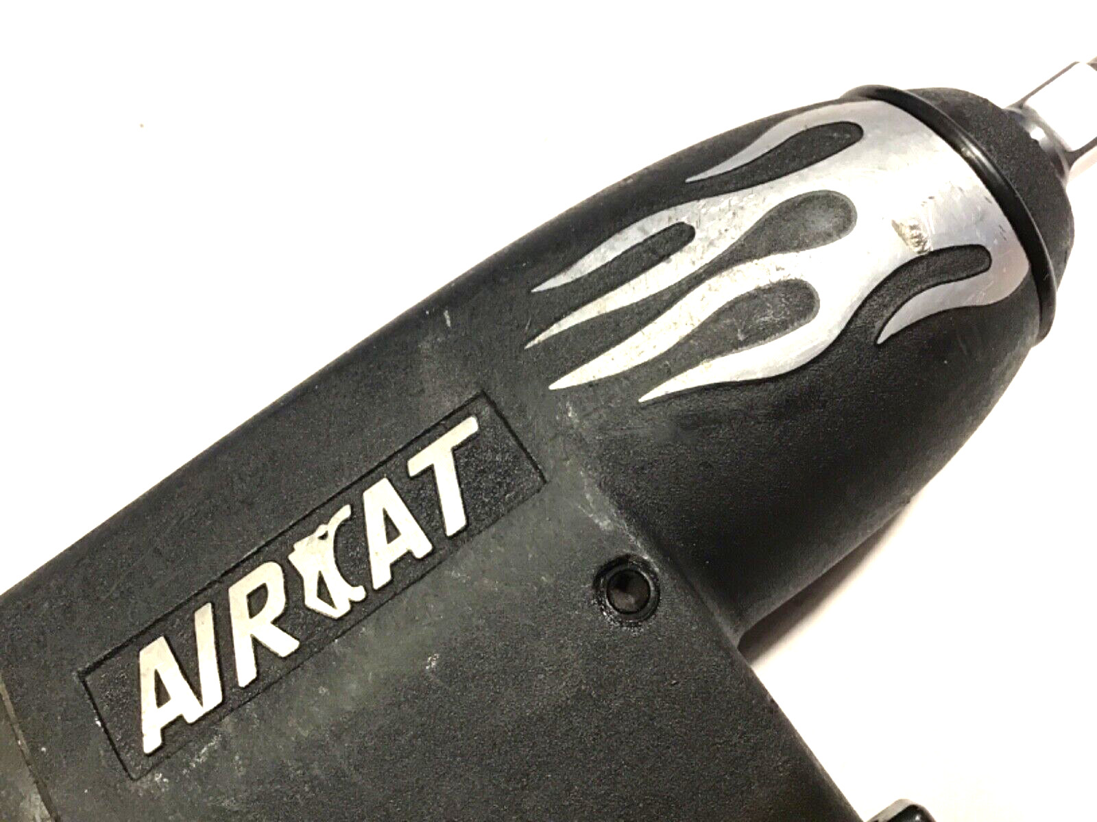 AIRCAT 1408F 1/2” Drive Heavy Duty RARE Flame Body Pneumatic Impact Wrench MINT