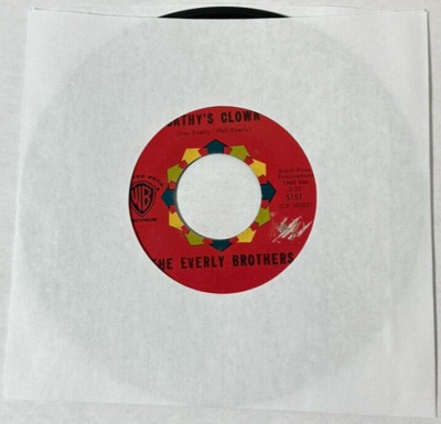 The Everly Brothers CATHY'S CLOWN, ALWAYS IT'S YOU (45 R&R) #5151 PLAYS VG+