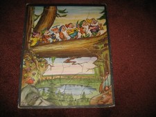 Vintage Snow White  Seven 7 Dwarfs Puzzle 2986 15 pieces