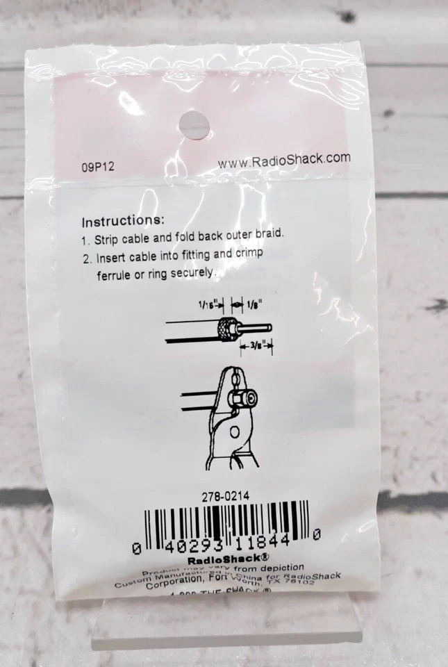 75 Ohm 278-0214 • TV Coaxial Connectors for RG-59/U - Image 2 of 4