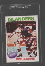 1975 O-Pee-Chee BOB BOURNE ROOKIE #163 EX-MT NICE CLEAN
