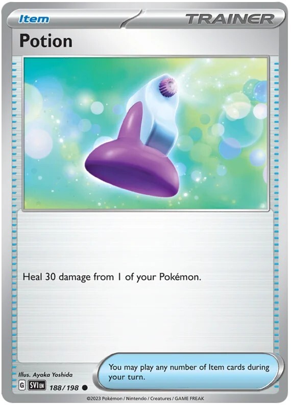 Potion Pokemon TCG Trainer Card SV 188/198 | eBay
