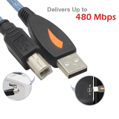 2.0 USB Micro-USB Tipo Maschio A Dritto Di Tipo B Maschio Cavo Della Stampante T