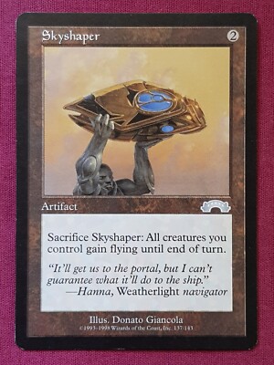Magic The Gathering EXODUS SKYSHAPER artifact card MTG | eBay Magic The Gathering EXODUS SKYSHAPER artifact card MTG | eBay