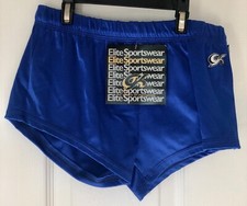 GK BOYS LARGE ROYAL GYMNASTIC RUNNING COMPETITION CUT AWAY SHORTS Sz CL NWT 