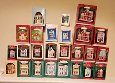 Hallmark Keepsake Nostalgic House & Shop Series Lot of 25 Series 1-20 and extras