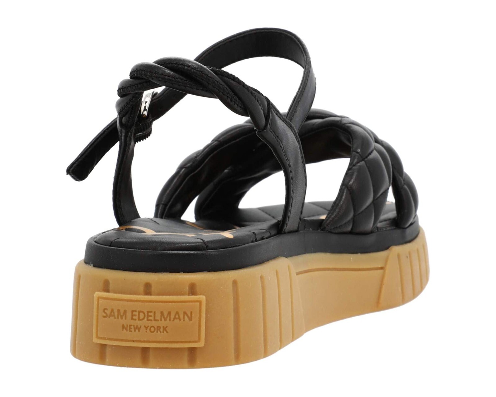SAM EDELMAN GAVRIL PLATFORM SANDAL BLACK LEATHER US SIZE 6.5 $160 | eBay